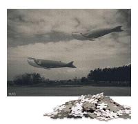 1000 Pieces Floating Mini People Creative Square Paper Jigsaw Puzzles for Adults Educational Game Challenge Toy 38x26cm/1000pcs