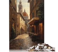 1000 Pieces Florence Italy Beauty Jigsaw Puzzles for Adults Puzzles Wooden Puzzles Sustainable Puzzle for Adults 1000pcs (75x50cm)