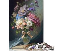 1000 Pieces Flower Art Series Style 5 Jigsaw Puzzle Paper Puzzles for Adults Teenagers Teenager Man Woman Gift 38x26cm/1000pcs