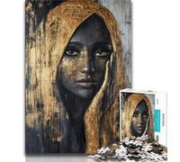 1000 Pieces for Adults Abstract Painting Woman Jigsaw Puzzles for Adults 1000 Piece,Toys Educational Games Stress Relieving Enhance Love between Couples (38x26cm)