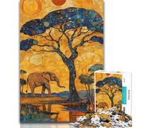 1000 Pieces for Adults African Grasslands Jigsaw Puzzles for Adults 1000,Challenging Game Toys for Is Ideal As A Gift for The Whole Family 26x38cm