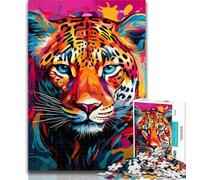 1000 Pieces for Adults African Leopard Puzzles for Adults And Teenagers,Toys Educational Games Stress Relieving Great Gifts And Toys 75x50cm