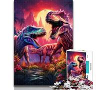 1000 Pieces for Adults Ancient Dinosaurs Puzzles for Adults And Teenagers,Stress Reliever Difficult Challenge Unique Home Decor And Gifts 26x38cm