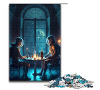 1000 Pieces for Adults And Children by Jigsaw Astronauts in A Castle Puzzles for Adults Wooden Jigsaw (75x50cm)