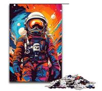 1000 Pieces for Adults And Children by Jigsaw Astronauts in The Mysterious Universe Puzzles for Adults Wooden Jigsaw 1000 PCS(75x50cm)