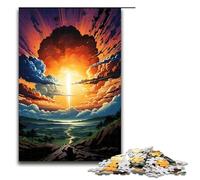 1000 Pieces for Adults And Children by Jigsaw Colorful Psychedelic Scene in North Point Puzzles for Adults Wooden Jigsaw 1000 PCS(75x50cm)