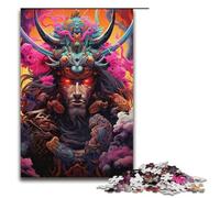 1000 Pieces for Adults And Children by Jigsaw Japanese Sakura Samurai Puzzles for Adults Paper Jigsaw 1000PCS(38x26cm)