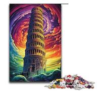 1000 Pieces for Adults And Children by Jigsaw Leaning Tower of Pisa Italy Puzzles for Adults Paper Jigsaw 1000PCS(38x26cm)