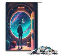 1000 Pieces for Adults And Children by Jigsaw Magical Universe Puzzles for Adults Wooden Jigsaw 1000 PCS(38x26cm)