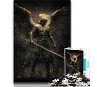 1000 Pieces for Adults Angel Warrior Knight Jigsaw Puzzles for Adults 1000,Challenging Game Toys for Is Ideal As A Gift for The Whole Family 50x75cm