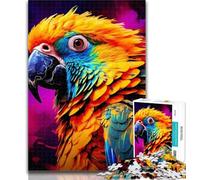 1000 Pieces for Adults Animals Birds Parrots Jigsaws 1000 Pieces for Teenagers,Toys Educational Games Stress Relieving Artists Collection, Fine Art 26x38cm