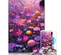 1000 Pieces for Adults Anime Flower Girl Jigsaw Puzzles for Teenagers 1000 Piece,Toys Educational Games Stress Relieving Great Gifts And Toys 26x38cm