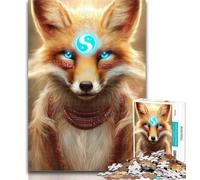1000 Pieces for Adults Anime Fox God 1000 Piece Jigsaw Puzzles for Teenagers,for Age 14+ Impossible Game Best Gift for Adults And Teenagers 26x38cm