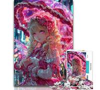 1000 Pieces for Adults Anime Girl Jigsaw Puzzles for Adults 1000 Piece,Toys Educational Games Stress Relieving Enhance Love between Couples 75x50cm
