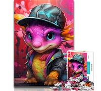 1000 Pieces for Adults Art Baby Dragon Jigsaw Puzzles for Teenagers 1000,Educational Toys Is Ideal As A Gift for The Whole Family 75x50cm