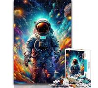 1000 Pieces for Adults Artistic Astronauts Puzzles for Adults And Teenagers,Toys Educational Games Stress Relieving Great Gifts And Toys 75x50cm