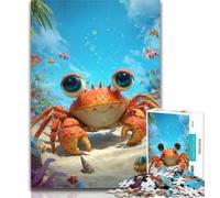 1000 Pieces for Adults Baby Crab Jigsaws Puzzles 1000 Pieces for Teenagers Gifts,Vibrant And Unique Design Relaxing & Challenging Puzzle Experience 50x75cm