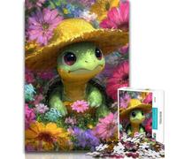 1000 Pieces for Adults Baby Turtle 1000 Piece Jigsaw Puzzle for Adults Teens,Vibrant And Unique Design Relaxing & Challenging Puzzle Experience 50x75cm
