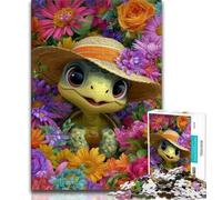 1000 Pieces for Adults Baby Turtle Jigsaws 1000 Pieces for Adults,Educational Game for Birthday, Chrismas for And 14 Years Old (26x38cm)