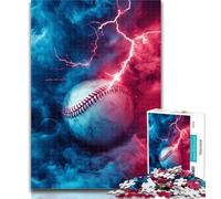 1000 Pieces for Adults Baseball Sports Jigsaw Puzzles for Adults 1000 Pieces,Educational Games Home Decoration Artists Collection, Fine Art 50x75cm