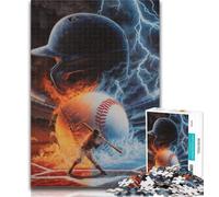 1000 Pieces for Adults Baseball Sports Puzzles for Adults And Teenagers,Stress Reliever Difficult Challenge Unique Home Decor And Gifts 75x50cm