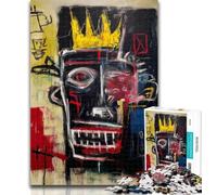 1000 Pieces for Adults Basquiat Style Jigsaw Puzzle 1000 Pieces for Adults,Train Your Brain And Hands Birthday Present, Gifts 50x75cm