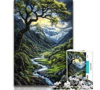 1000 Pieces for Adults Beautiful And True Landscape Jigsaw Puzzle 1000 Pieces for Adults,Train Your Brain And Hands Birthday Present, Gifts 50x75cm
