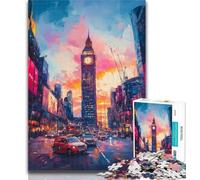 1000 Pieces for Adults Big Ben in London Puzzles for Adults And Teenagers,Family Entertainment Toys Is Ideal As A Gift for The Whole Family 26x38cm