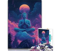1000 Pieces for Adults Buddha Statues Jigsaw Puzzles for Adults 1000 Pieces,for Is Ideal As A Gift for The Whole Family for And 14 Years Old (38x26cm)