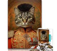 1000 Pieces for Adults Cat from An Aristocratic Family 1000 Pieces Jigsaw Puzzles for Adults And Teens,Educational Game Challenge Toy for Women And Men 50x75cm
