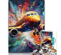 1000 Pieces for Adults Colorful Airplane Adult Jigsaws 1000 Piece,Educational Toys Is Ideal As A Gift for The Whole Family 26x38cm