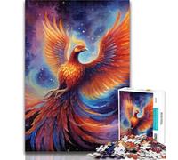 1000 Pieces for Adults Colorful Art Phoenix Jigsaw Puzzle 1000 Pieces for Adults,Challenging Game Toys for Is Ideal As A Gift for The Whole Family 26x38cm