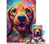 1000 Pieces for Adults Colorful Dachshund Adult Jigsaws 1000 Piece,Educational Toys Is Ideal As A Gift for The Whole Family 26x38cm