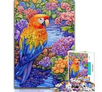 1000 Pieces for Adults Colorful Parrot 1000 Pieces Jigsaw Puzzles For Teens And Adults,is Ideal As Gifts for The Whole Family for And Age 14 (50x75cm)