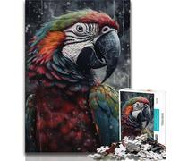 1000 Pieces for Adults Colorful Parrot Portrait Puzzles for Adults And Teenagers,Toys Educational Games Stress Relieving Great Gifts And Toys (50x75cm)