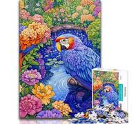 1000 Pieces for Adults Colorful Parrot Puzzles for Adults And Teenagers,for Is Ideal As A Gift for The Whole Family for And 14 Years Old (50x75cm)