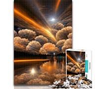 1000 Pieces for Adults Colourful Dream Clouds Jigsaw Puzzles for Teenagers 1000 Piece,Toys Educational Games Stress Relieving Great Gifts And Toys 26x38cm