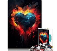 1000 Pieces for Adults Colourful Hearts 1000 Piece Jigsaw Puzzle for Adults Teens,Educational Games Home Decoration Artists Collection, Fine Art (38x26cm)
