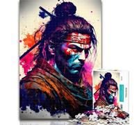1000 Pieces for Adults Colourful Japanese Ninja Jigsaw Puzzles for Adults 1000,Challenging Game Toys for Is Ideal As A Gift for The Whole Family 26x38cm