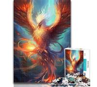 1000 Pieces for Adults Colourful Phoenix Bird Puzzles for Adults And Teenagers,Family Entertainment Toys Is Ideal As A Gift for The Whole Family 50x75cm