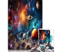 1000 Pieces for Adults Colourful Universe Jigsaw Puzzles for Adults 1000 Pieces,Educational Games Home Decoration Artists Collection, Fine Art 50x75cm