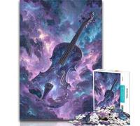 1000 Pieces for Adults Cosmic Guitar Puzzles for Adults 1000 Pieces,Family Game Birthday Gifts.Challenge High Difficulty 50x75cm
