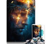 1000 Pieces for Adults Cosmic Jesus Adult Jigsaws 1000 Piece,Toys Educational Games Stress Relieving Parent-child Interaction 50x75cm