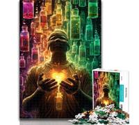 1000 Pieces for Adults Cosmic Mummy 1000 Piece Jigsaw Puzzles for Adults,Toys Educational Games Stress Relieving Great Gifts And Toys 26x38cm