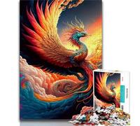 1000 Pieces for Adults Cosmic Phoenix 1000 Piece Jigsaw Puzzle for Adults Teens,Educational Games Home Decoration Artists Collection, Fine Art (38x26cm)
