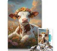 1000 Pieces for Adults Cute Baby Calf 1000 Pieces Jigsaw Puzzles For Teens And Adults,is Ideal As Gifts for The Whole Family for And Age 14 50x75cm