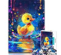 1000 Pieces for Adults Cute Little Yellow Duck 1000 Pieces Jigsaw Puzzle For Adults Teens,Family Games Christmas Birthday Gifts 50x75cm