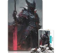 1000 Pieces for Adults Evil Knight Puzzles for Adults And Teenagers,Toys Educational Games Stress Relieving Great Gifts And Toys 75x50cm