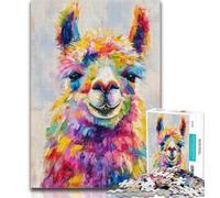 1000 Pieces for Adults Fantasy Alpaca 1000 Pieces Jigsaw Puzzles for Adults And Teens,Educational Game Challenge Toy for Women And Men 26x38cm