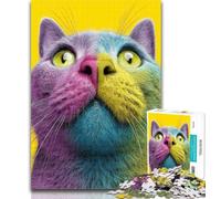 1000 Pieces for Adults Fantasy Art Cat 1000 Pieces Jigsaw Puzzle For Adults Teens,Family Games Christmas Birthday Gifts 50x75cm